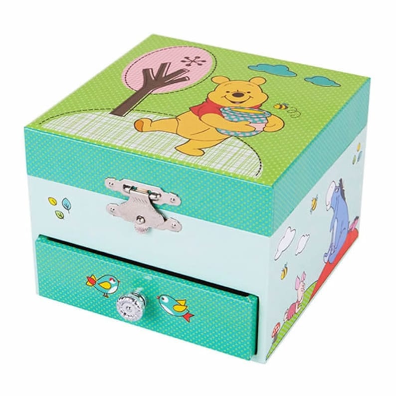 Personalised Baby Musical Boxes Winnie The Pooh Winnie The Etsy