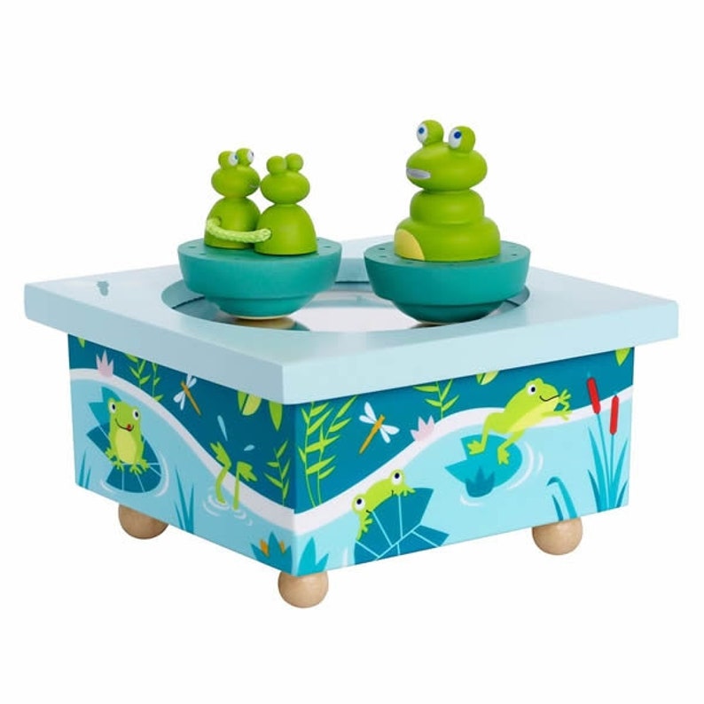 Personalised Baby Music Box Frogs Kids Musical Boxes Etsy UK