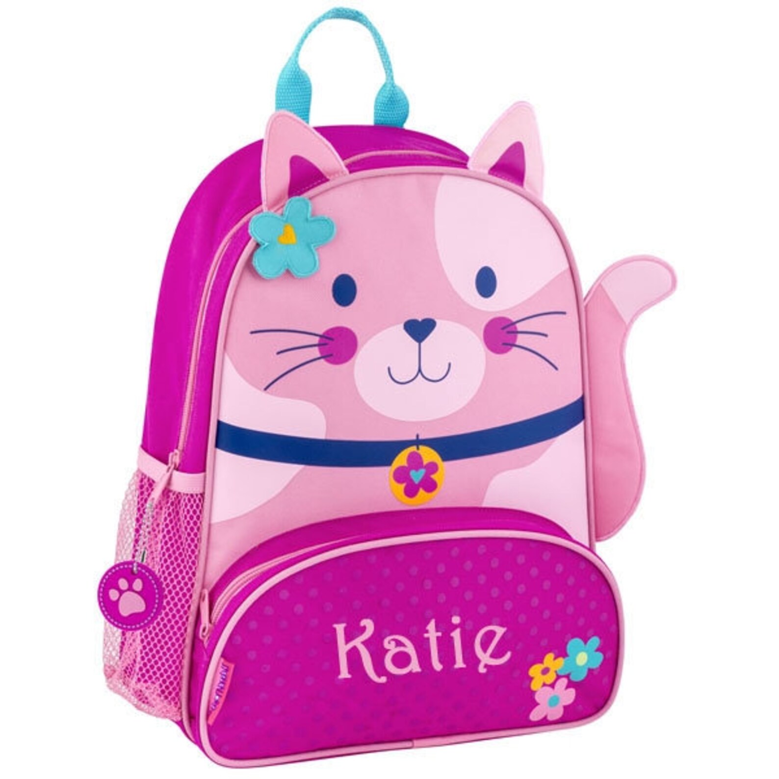 Personalised Toddler Backpack Cat Pink Cat Kids Backpack Etsy