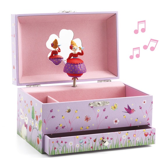 Boîte à bijoux personnalisée pour enfants Princess Melody Boîte à bijoux  musicale personnalisée Boîte à bijoux fille Boîte souvenir pour enfant -   France