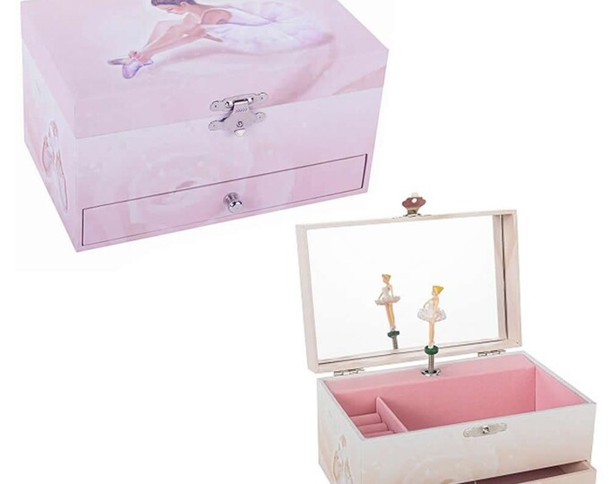 Personalised Kids Jewellery Box in the Garden Musical Jewellery Box for Girls Child's Keepsake