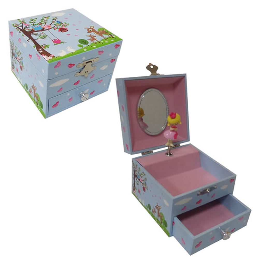 Musical Jewellery Box for Little Girl Personalised Forest Etsy UK