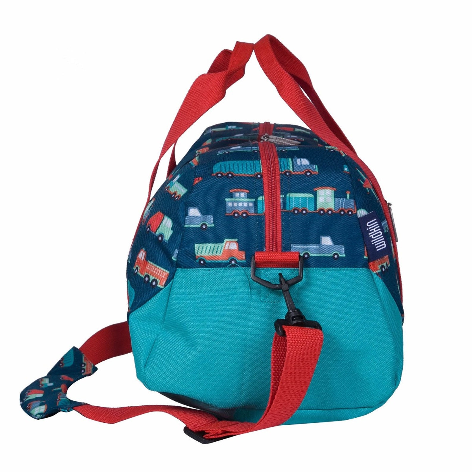 Personalised Kids Duffle Bag With Modern Transport Design Etsy UK