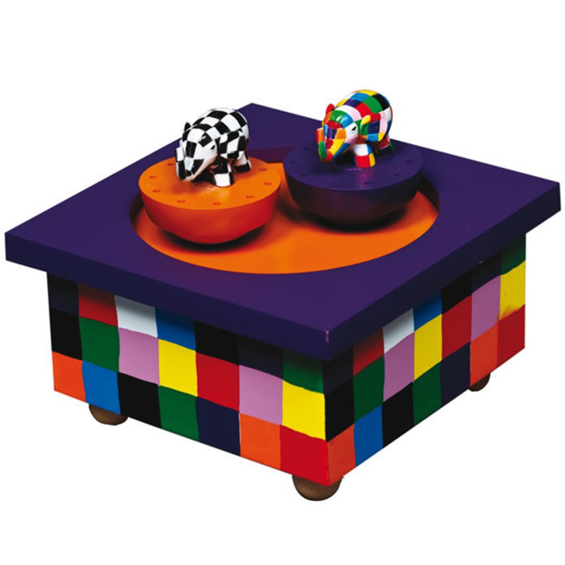 Baby Music Boxes Personalised Elmer the Elephant Etsy