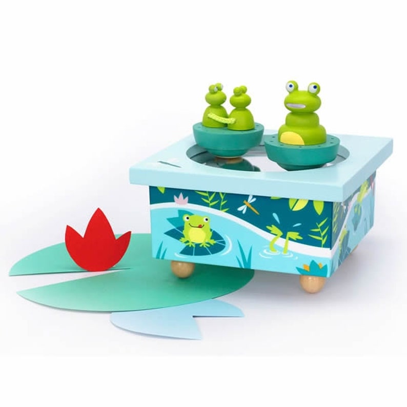 Personalised Baby Music Box Frogs Kids Musical Boxes Etsy UK