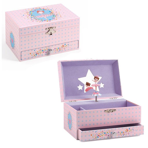 Personalised Ballerina Musical Jewellery Box Personalised Kids Jewellery  Box Child's Keepsake Box Kids Jewellery Box 