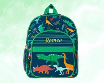 Dinosaur Backpack Personalised By Embroidery | Toddler Backpack Dinosaur Personalised | Dinosaur Rucksack | Personalised Dinosaur Rucksack