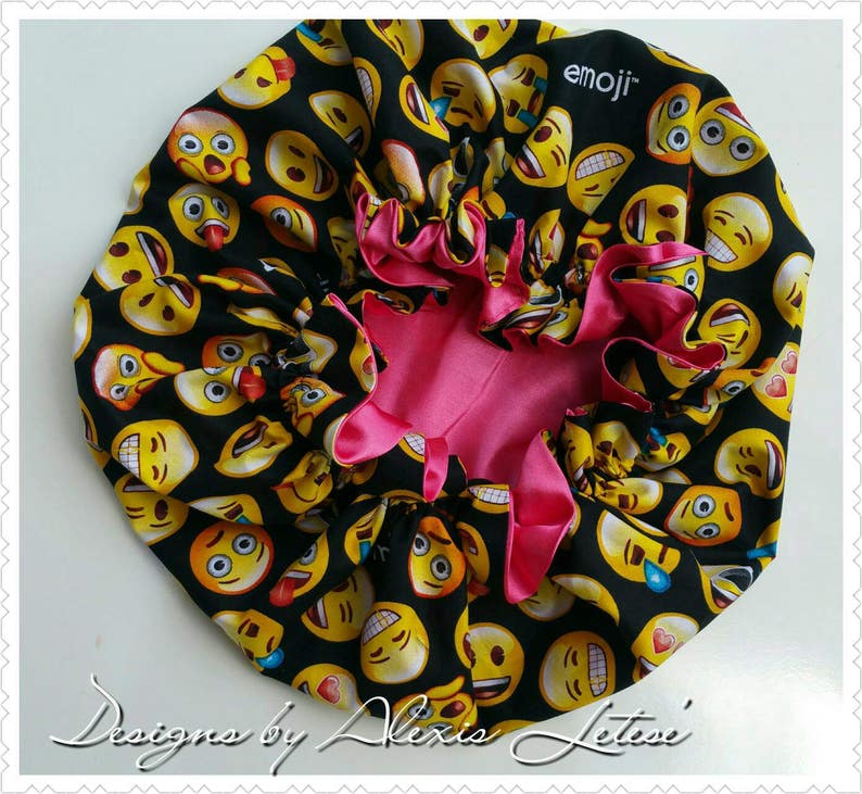 Emoji Satin hair Hair Satin Emoji Etsy