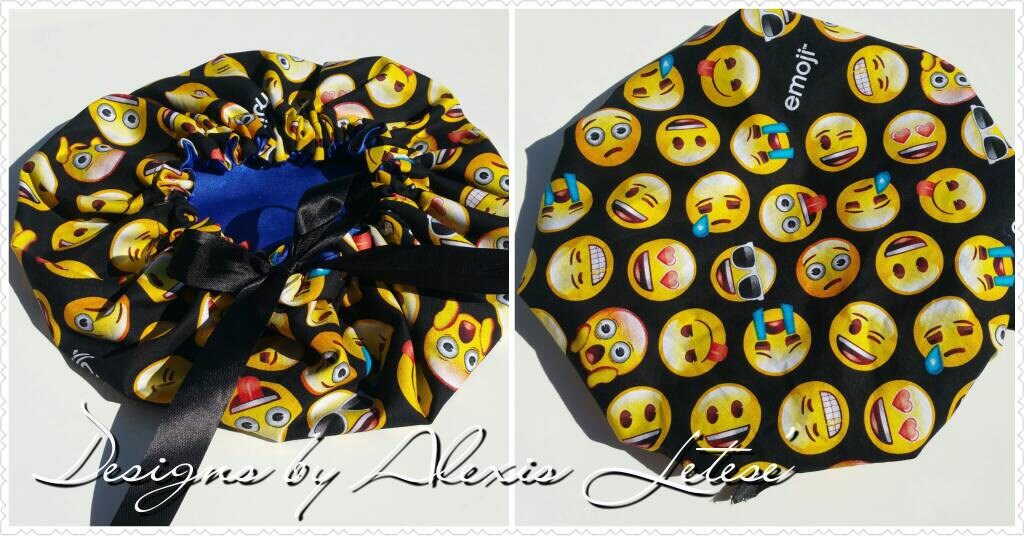 Emoji Satin hair Hair Satin Emoji Etsy