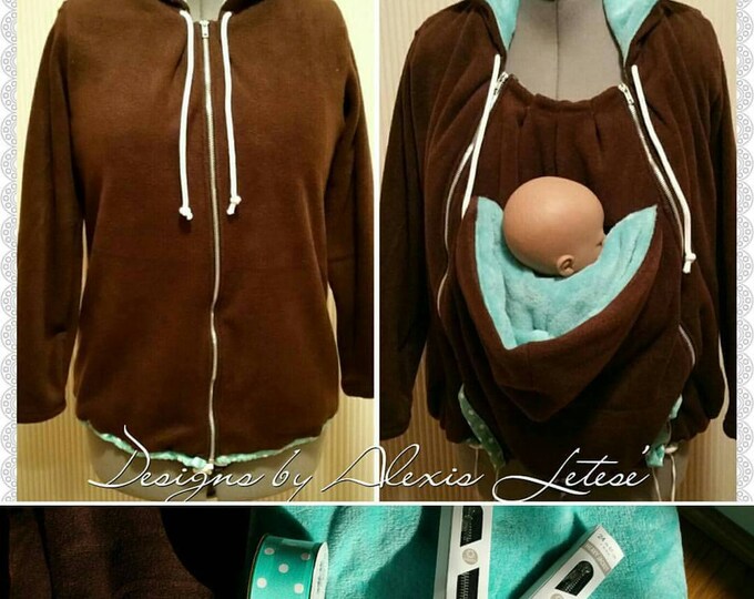 Baby Wearing Jacket Baby Wearing Hoodie Baby Wearing Baby Etsy