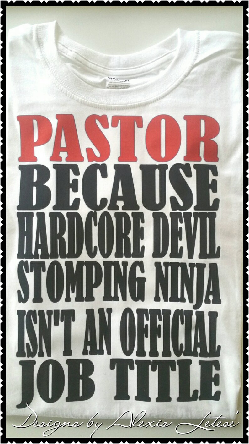pastor because devil stomping ninja