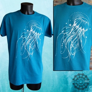 Men's T-Shirt Jellyfish Screen Print Summer22 collection