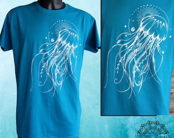 Men&#39;s T-Shirt Jellyfish Screen Print Summer22 collection
