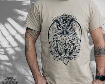 T-Shirt Homme Sérigraphie "Be Owlsome"