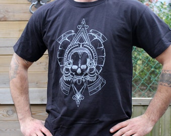 Mayan Skull Men&#39;s T-shirt Black
