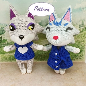 Download Pattern: Amigurumi Whitney Fang Wolf Crochet Plush PDF