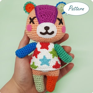 Download Pattern: Amigurumi Teddy Bear Crochet Plush Stitches PDF image 1