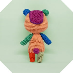 Download Pattern: Amigurumi Teddy Bear Crochet Plush Stitches PDF image 3