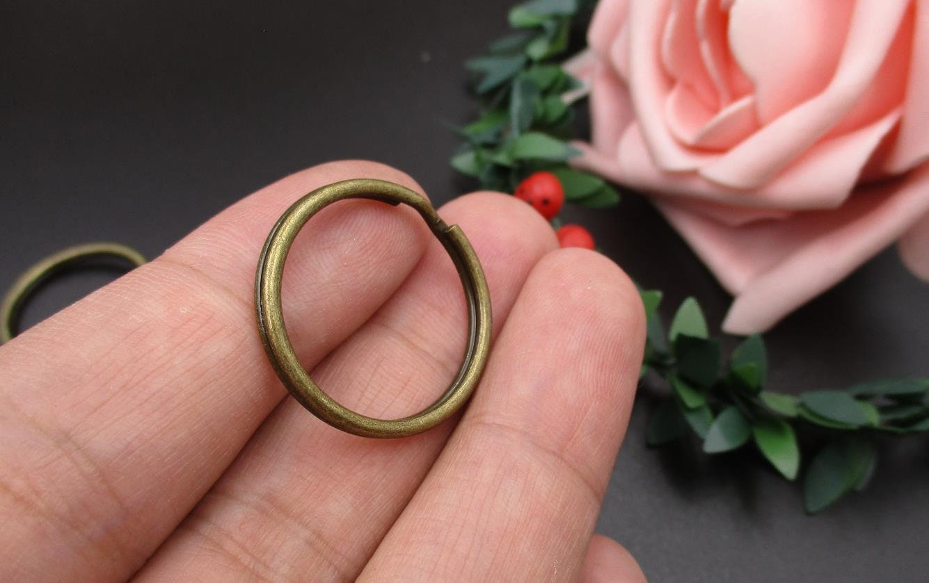10pcs Bronze Key Rings Split Ring for Key Chainss1055a Etsy
