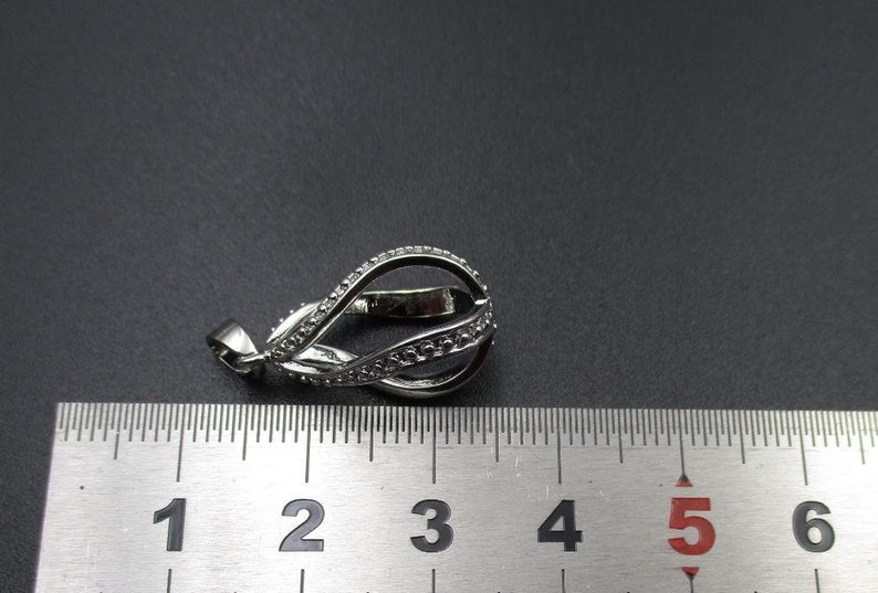 2Pcs 10\u00d722mm Teardrop Cage Pendant,Cage Charm for 8mm Pearls or Gemstones-p1479