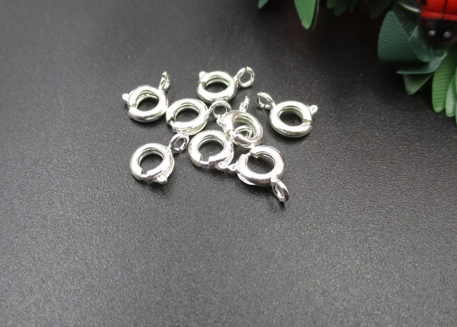 10pcs Spring Clasps Handmade Necklace Linking Material4 Etsy UK