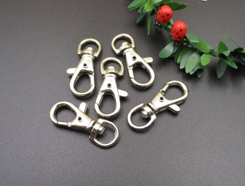 5pcs 4016mm Big Lobster Swivel Clasps Antique Silver Etsy