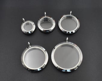 10個入り 21 x 16 mm シルバー ドルフィン サークルチャーム 両面