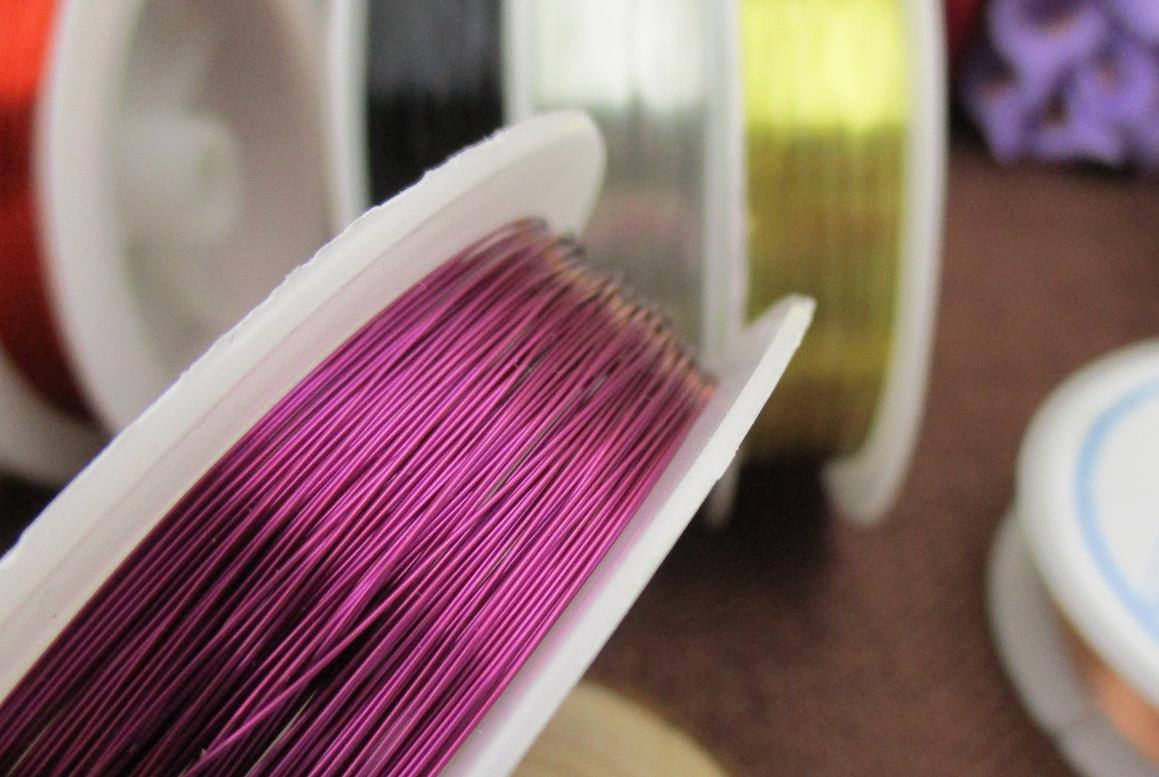 Two Color Copper Wire Multiple Colour Fine Copper Wire-03mm,a Roll(20 Meters)-c1053 - Etsy