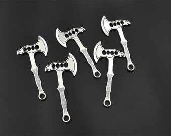5Pcs 59x28mm Silver Big Axe Charms-p2688