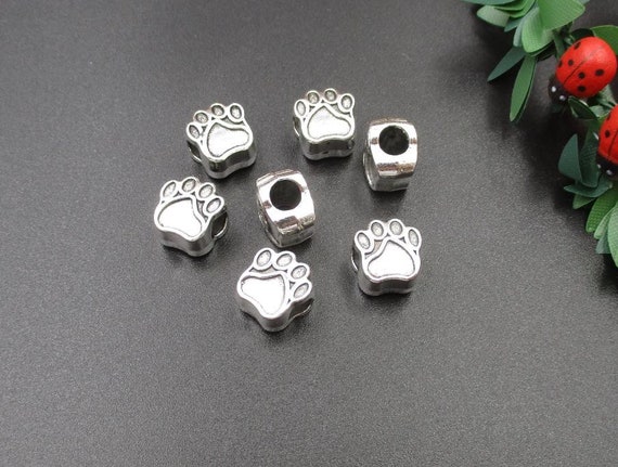 100 Silver Tone Flower Spacers Beads Findings 11x11mm