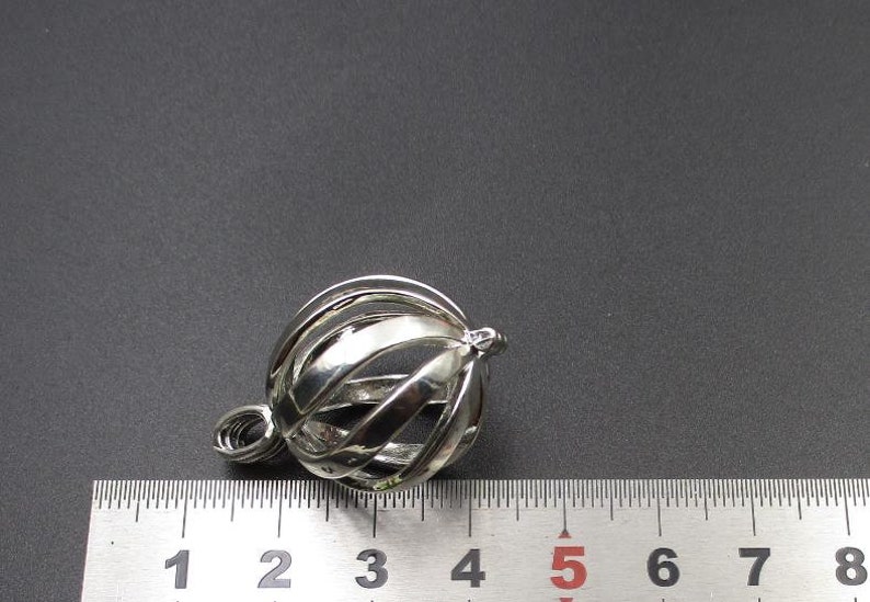 1Pcs 212129mm Big Gem Cage Pendant,Cage Charm Max for 18mm Pearls or Gemstones 3 Colors Available-p1548 image 5