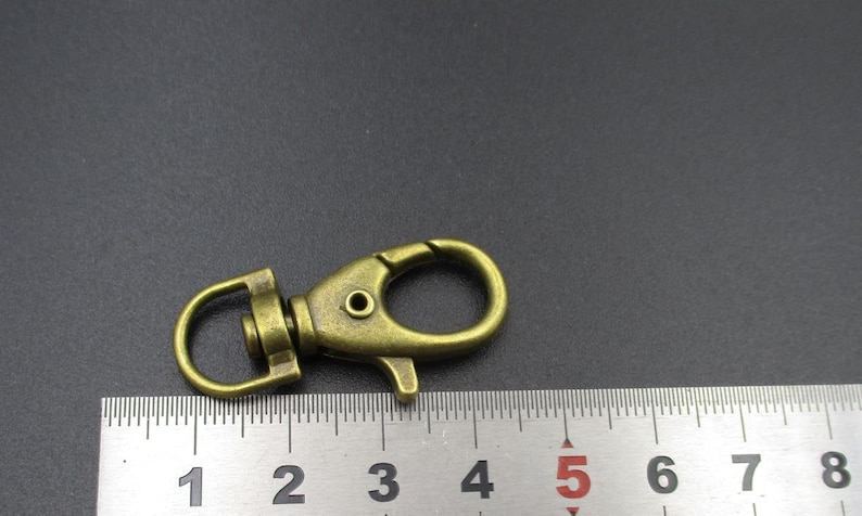 5pcs 38\u00d717mm Big Bronze Lobster Swivel Clasps-s1057-A