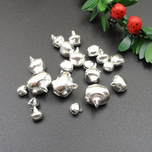 50PCS Silver Bells From 6mm-14mm-p1743-B