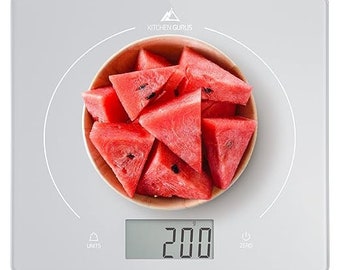 Digital Kitchen Food Scale - Ideal for Cooking, Baking, Meat and Meal Prep