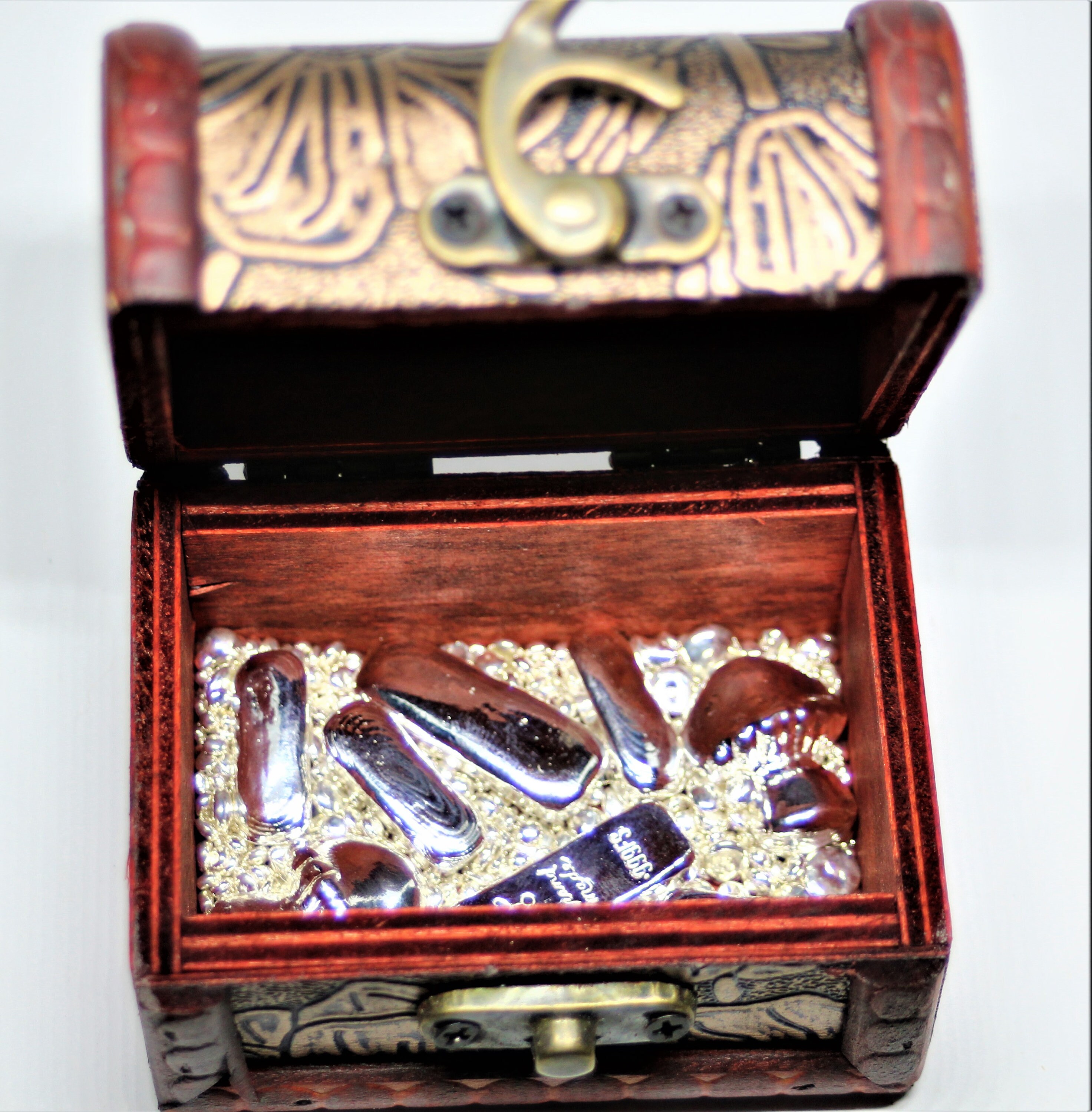 Silver Bullion Treasure Chest Full of .999 SilverVery Etsy