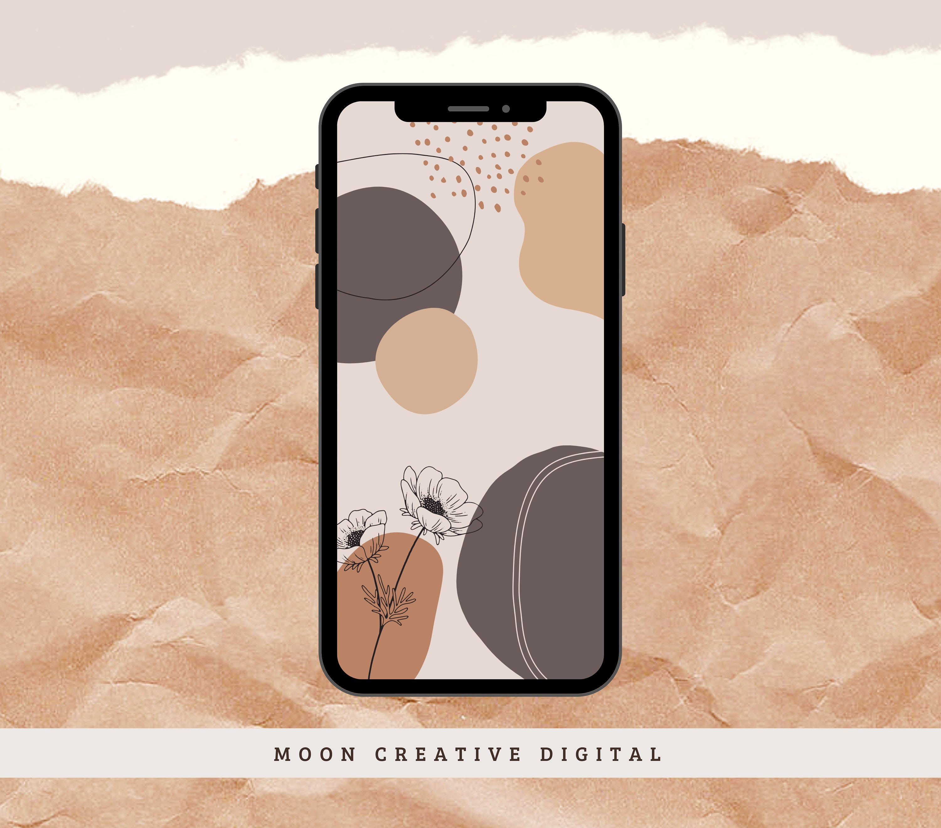 Boho Aesthetic Minimalist Wallpaper Minimalist iPhone 