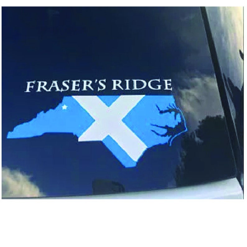 North Carolina Map Showing the Location of Fraser's Ridge - Etsy