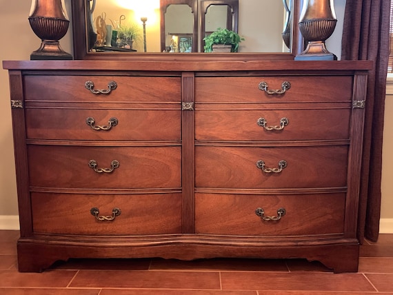 Red mahogany dresser deals
