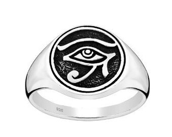 The Eye of Horus Ring Rings 925 Sterling Silver | as Gift | Egyptian Gift Her | Eye of Horus | Boho Ring Rings