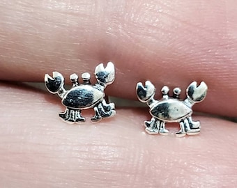 925 Sterling Silver Crab Ocean Jewelry Beach Resort Gift for Wife