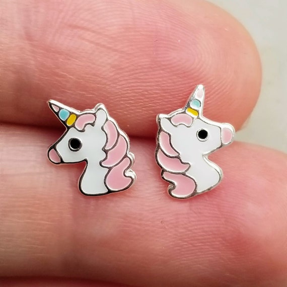 Jeulia Dreams Come Ture Unicorn Sterling Silver Earrings  Unicorn jewelry,  Silver earrings online, Unicorn earrings