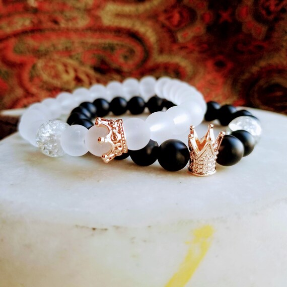 Rose gold couple bracelet sale