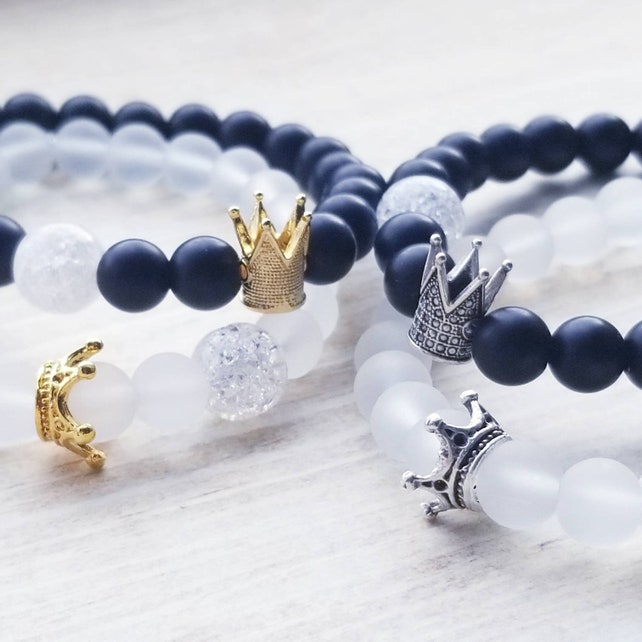 Couples Bracelet Relationship Bracelets Couples Jewelry Etsy