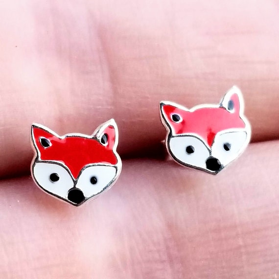 Etsy shop fox earrings