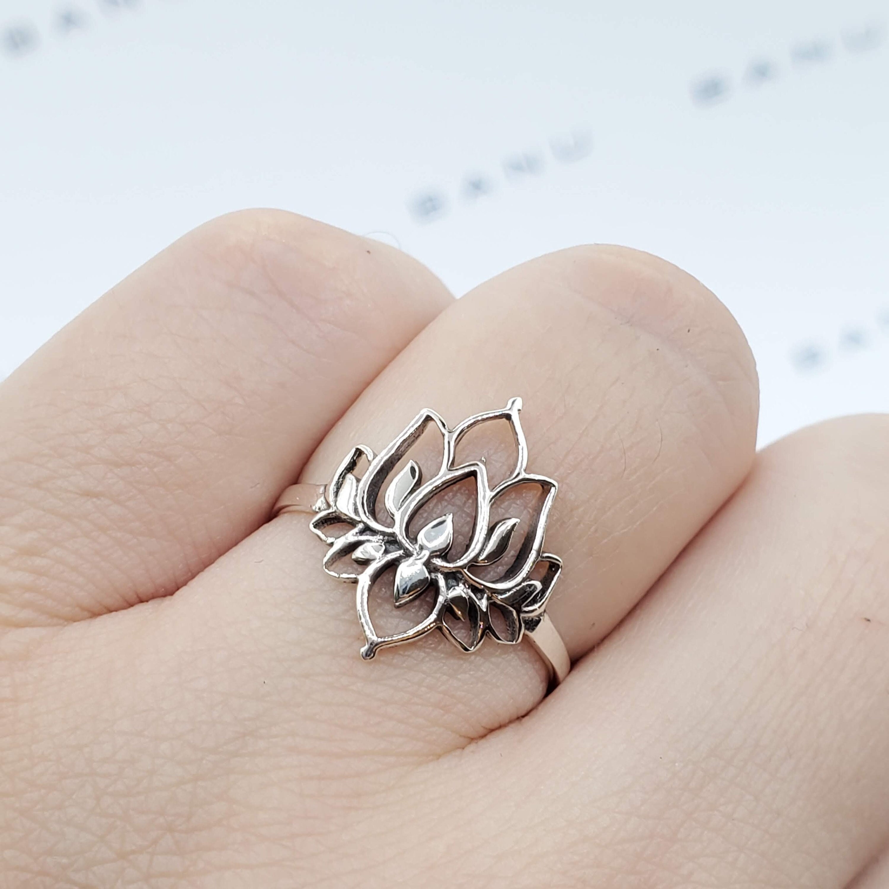 Wholesale Sterling Silver Lotus Flower Ring for Sale - Wholesale Sparkle
