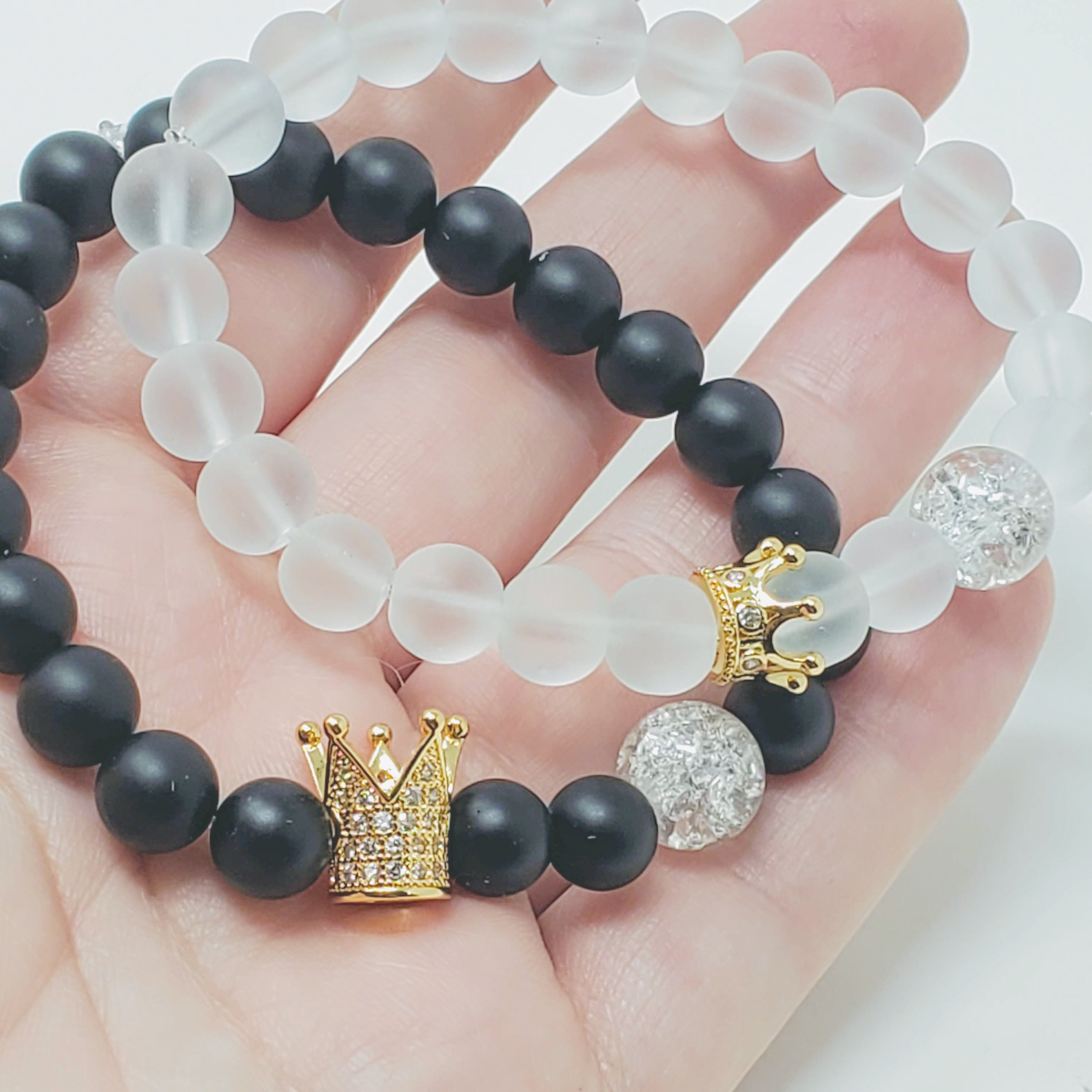 Gold Couples Bracelet Relationship Bracelets Couples Jewelry Etsy