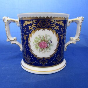 Royal Crown Derby loving cup commemorating Life of Queen Mother. Limited edition 1132/1500