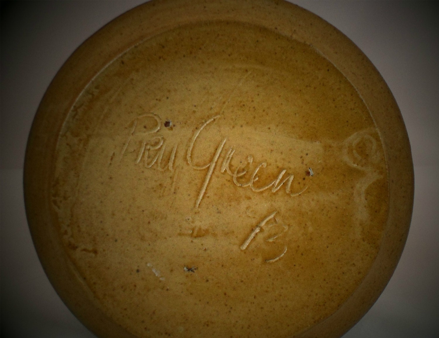 Pru Green Alvingham Pottery 1970s carafe / lidded jug. Etsy