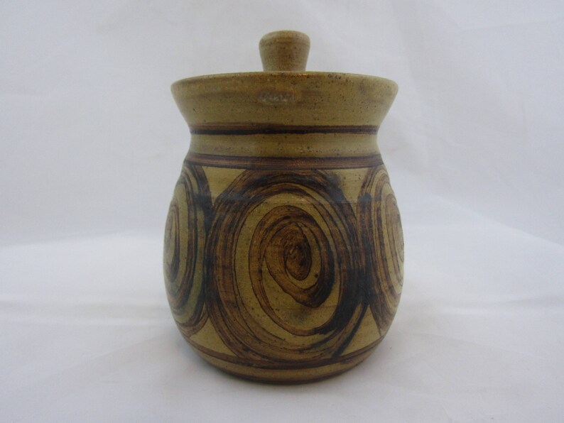 A Studio Pottery Marmalade Jar / Conserve by Pru Green of Etsy UK