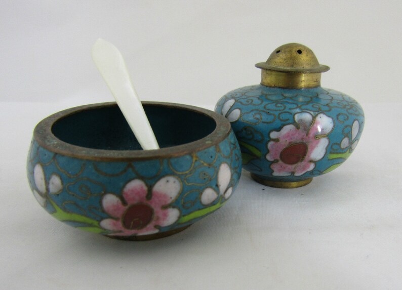 Chinese Cloisonne Cruet Set Four Sets Comprising Cloisonne Etsy
